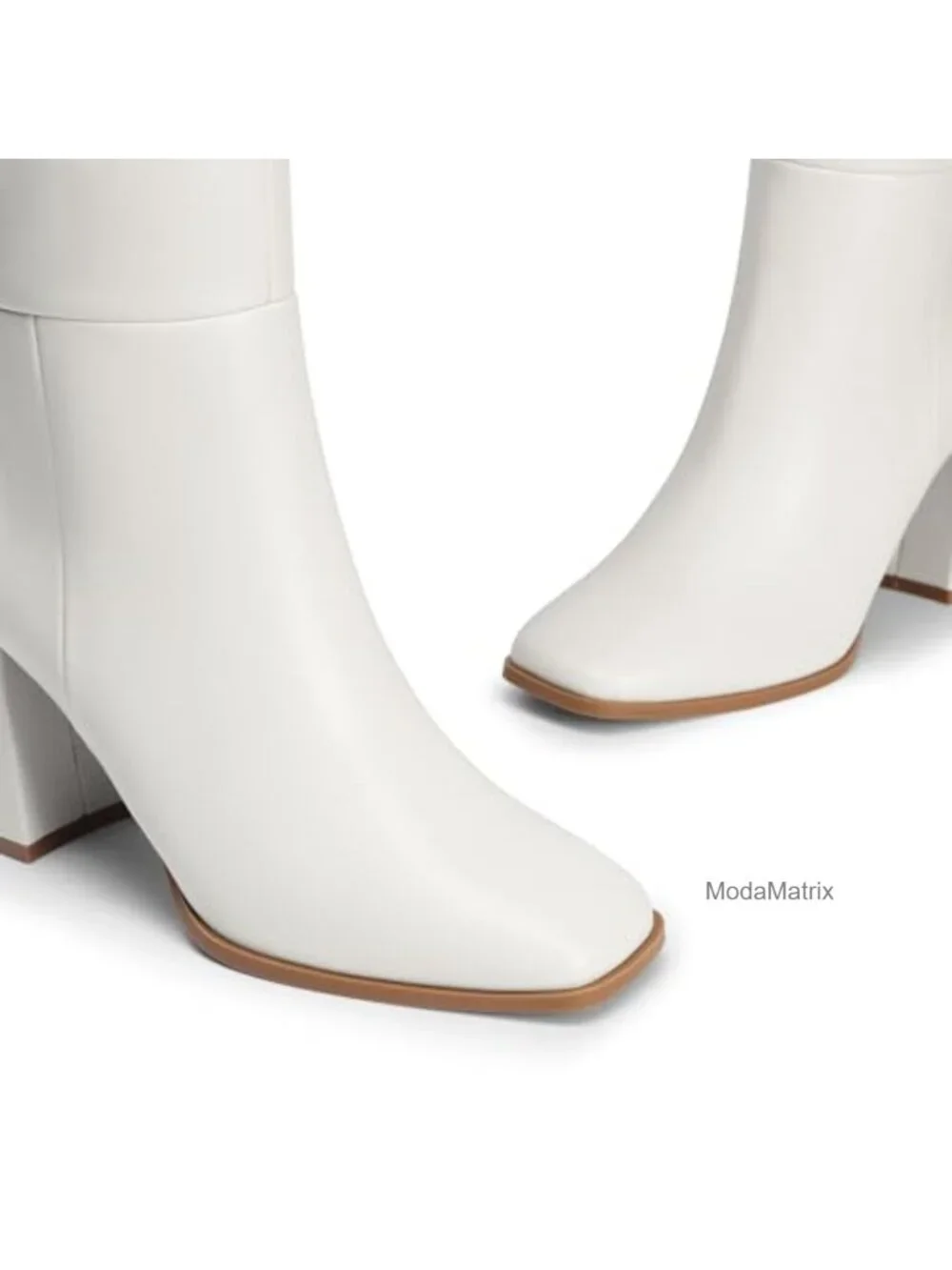 Over the Knee Boots for Women Square Toe Block Heel Thigh High Side Zipper Fall